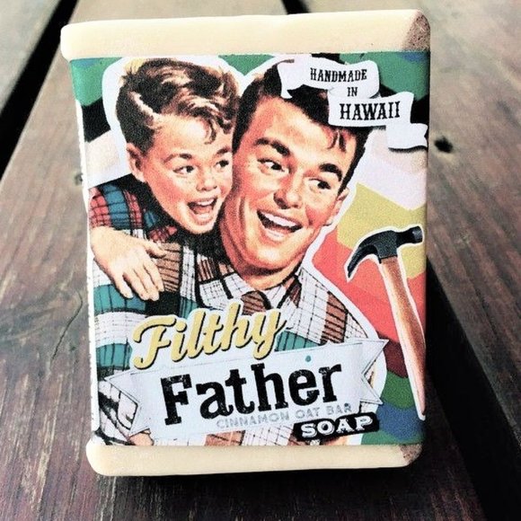 100% Natural Organic Soap. Father. Handmade in Hawaii. 7oz. - Picture 4 of 4